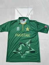 Pakistan Cricket Shirt Mohammad Amir 2016 World Cup Large Size £20