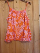 Ladies Pink, Orange Shirred