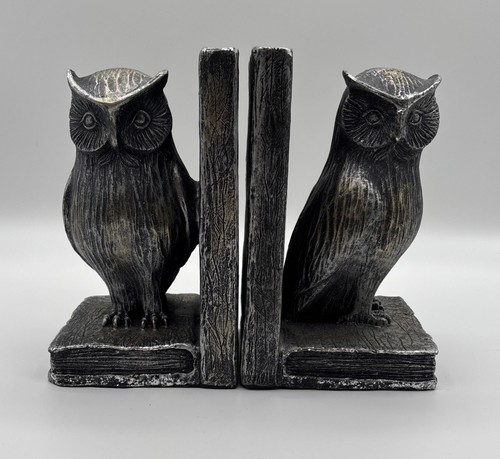 Standing owl bookends - owl, by