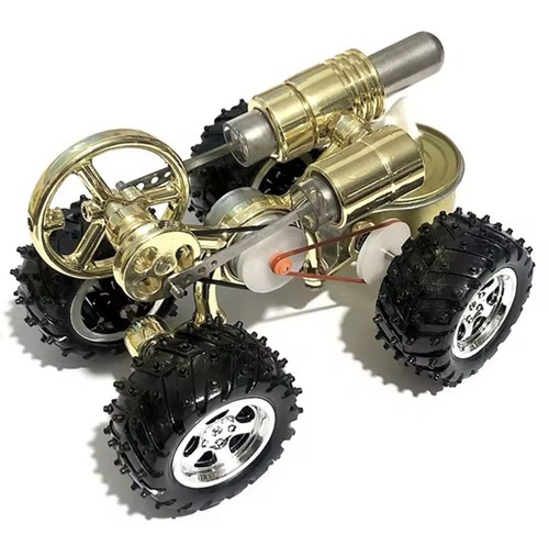 Steam power engine car - engine,