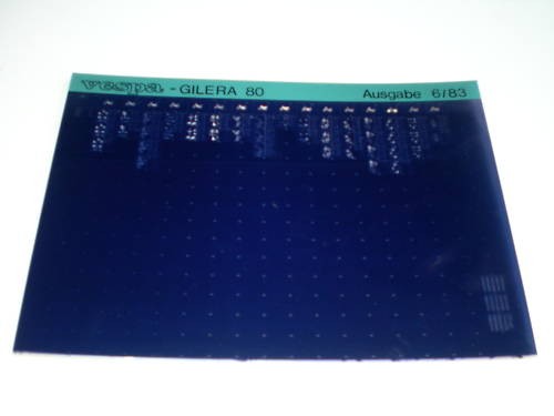 Microfiche spare parts catalog - parts,