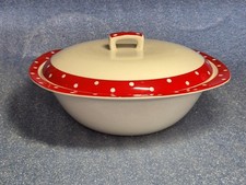 Midwinter Stylecraft Red Domino  Jessie tait  Polka Dot  Serving tureen