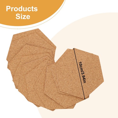 Coasters cork wood - x,