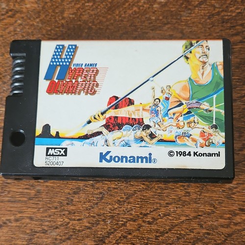 Konami hyper olympic - 2, (msx)