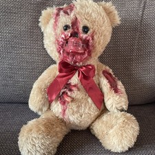 Skull Face Undead Ted Horrific Scary Gory One Of A Kind Bear Plush