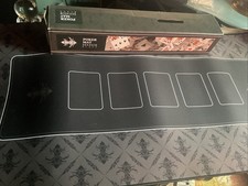 Texas Poker HoldEm Layout Table Top Mat Pad Cover Waterproof Casino Grey Felt