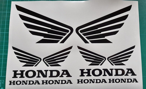 Honda wings decals large set - large,