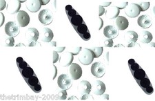 Plastic Fabric Self Cover Buttons ,11mm, 15mm, 19mm, 22mm, 29mm, Free UK Postage