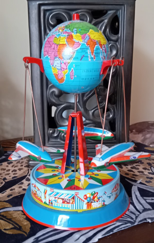 Vintage tin friction toy - tin,