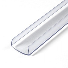 Plastics 100-Cl Clear 1" Rigid