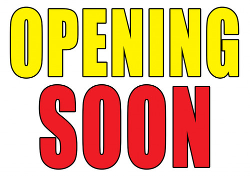 Opening soon poster - opening, sign
