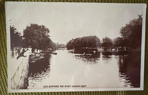 Antique postcard bedford - antique,