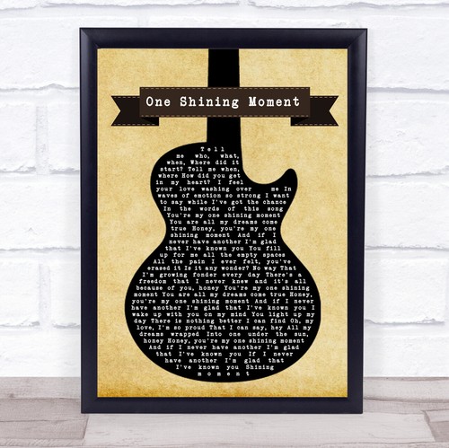 One shining moment black - shining,