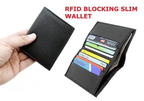 Mens rfid proof leather - proof,
