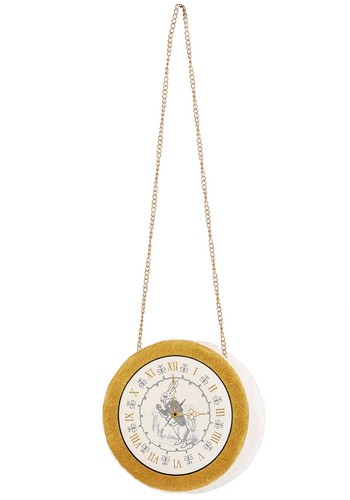 Womens white rabbit - white, clock