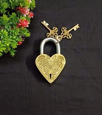 Flower Heart Design Lock with