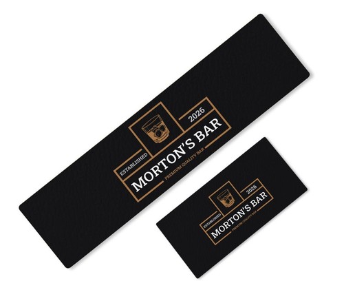 Personalised bar runner - personalised,