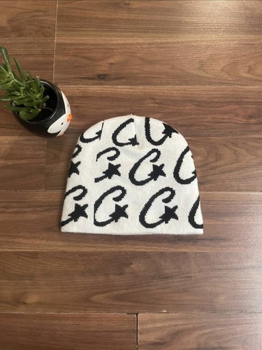 Corteiz white beanie one - beanie.,