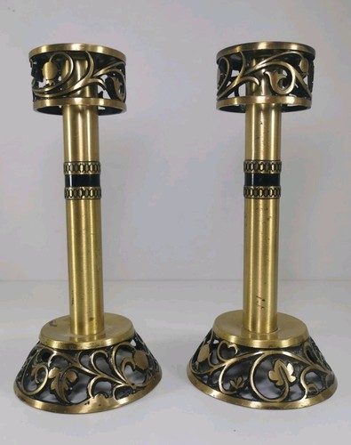 Vintage candlestick candle - vintage,