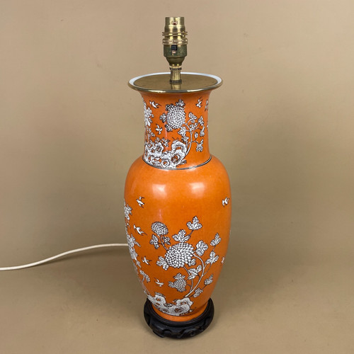 Oriental ceramic lamp light - oriental,