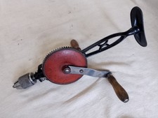 Vintage Goodell Pratt c1913-1931 Breast Hand Drill No6 twin speed patent 1896