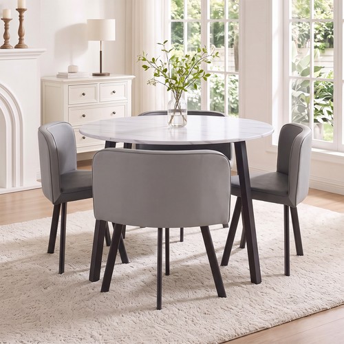Dining table with - 4, set