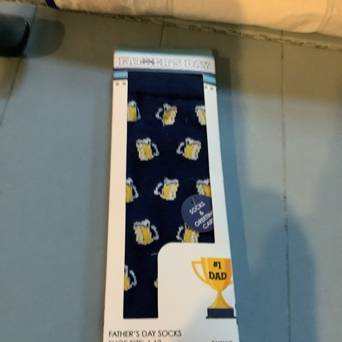 Fathers day men crew socks - fathers,