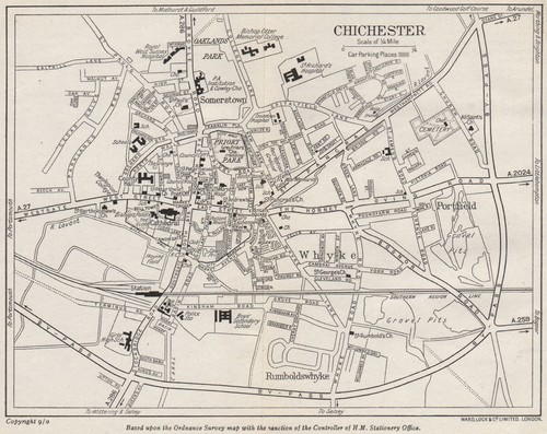 Chichester vintage town - chichester, town/city