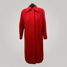 ? Vintage Windsmoor Red Wool Coat – Made in England – Size M (UK 12–14)