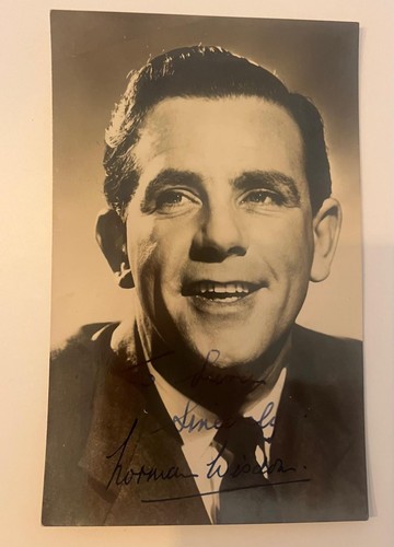 Norman wisdom signed photo - signed, photo.