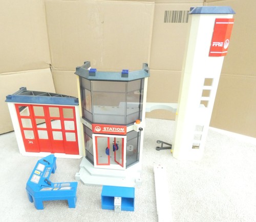 Vintage playmobil fire station