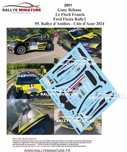 Decals ref 2801 - decals, fiesta