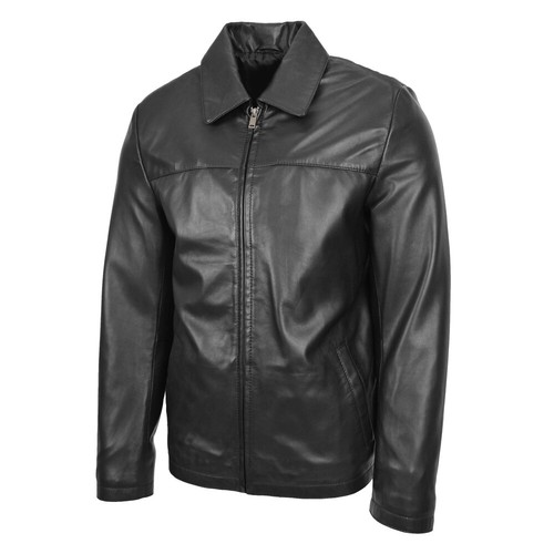 Men real leather biker - leather,
