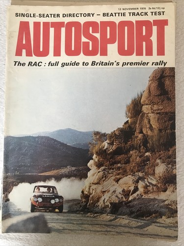 Autosport magazine november - autosport, 12