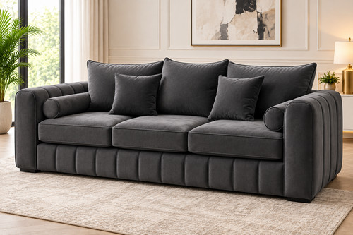 Luxury plush velvet sofa - 2, 4