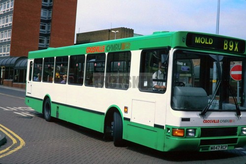 35mm slide crosville daf sb220 - daf,