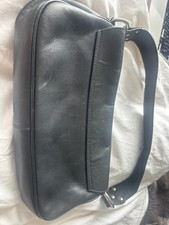 Genuine Leather Black Handbag