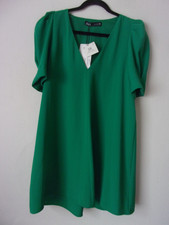 New Zara Green  Puff Sleeve