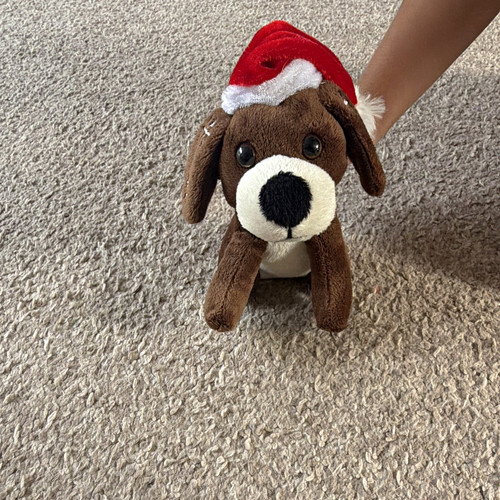 Plush soft toy - dog, with