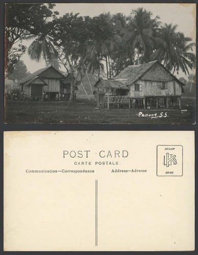 Penang old real photo - s.s.,