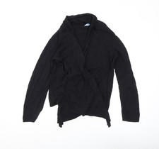 Oasis Women's Black Cardigan Size 12 Cotton Blend
