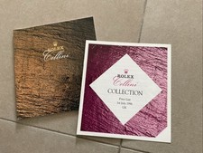 Rolex Cellini Collection Brochure 1998 And Price List 1996