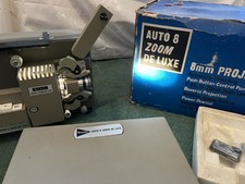 BOOTS AUTO 8 ZOOM DE LUXE 8mm Cine Film Projector Good Condition