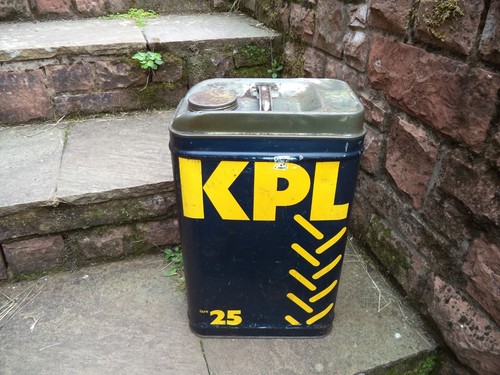 Vintage oil can drum kpl - drum,