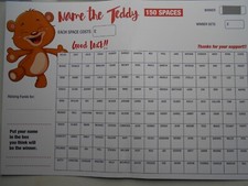 NAME THE TEDDY SCRATCH CARDS-