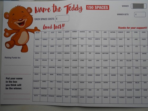 Name the teddy scratch - the,