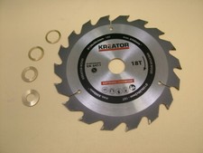 Circular saw blade wood rip cut carbide tipped 150mm 18 teeth,20/16/12.7/10 bore