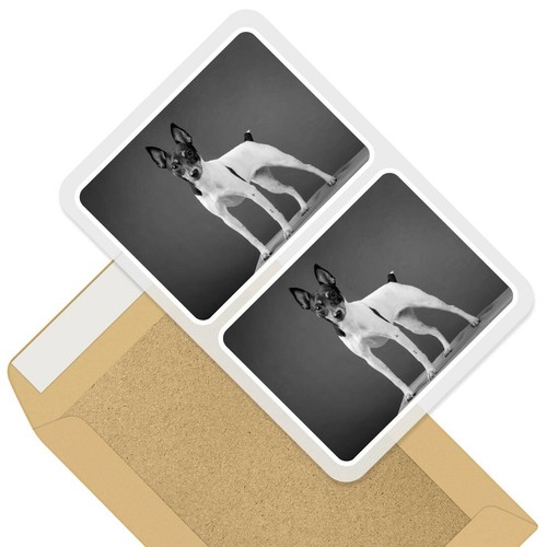 Rectangle stickers 10cm bw - rectangle,