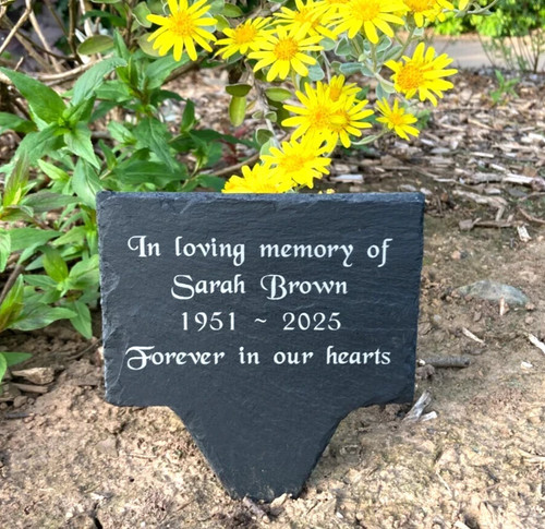 Personalised engraved memorial - personalised,