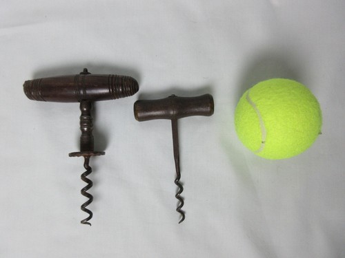 Two vintage antique - two, wooden